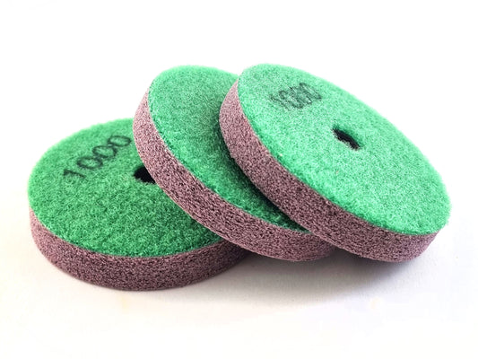 Dischi diamantati Sponge Fiber 3", grana 1000, 3 pezzi