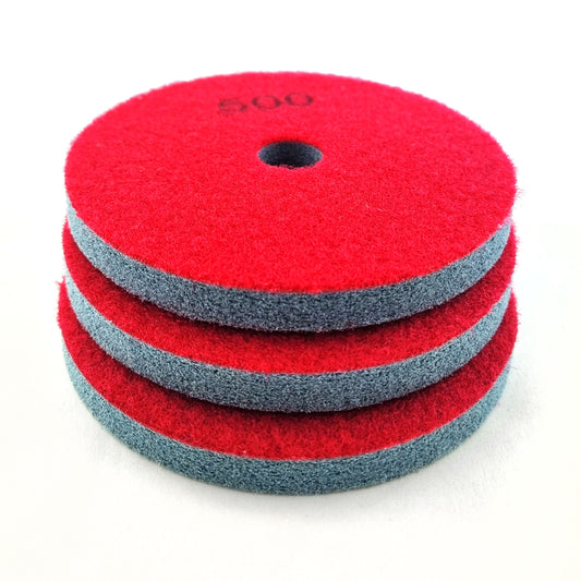 Dischi diamantati Sponge Fiber 5", grana 500, 3 pezzi
